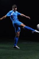 Soccer player view photo