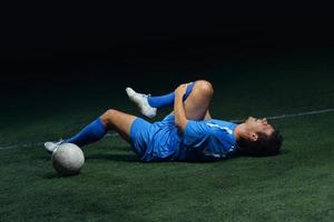 Soccer player view photo