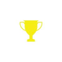 Award and reward concept. Vibrant vector line icon of winner cup isolated on white background