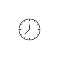 Time and clock. Minimalistic illustration drawn with black thin line. Editable stroke. Suitable for web sites, stores, mobile apps. Line icon of hourglass vector