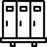 locker vector illustration on a background.Premium quality symbols.vector icons for concept and graphic design.
