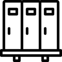 locker vector illustration on a background.Premium quality symbols.vector icons for concept and graphic design.