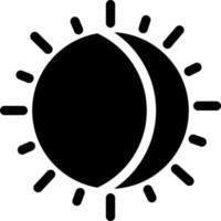 ilustración vectorial de eclipse en un fondo. símbolos de calidad premium. iconos vectoriales para concepto y diseño gráfico. vector