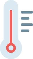 ilustración de vector de temperatura en un fondo. símbolos de calidad premium. iconos vectoriales para concepto y diseño gráfico.