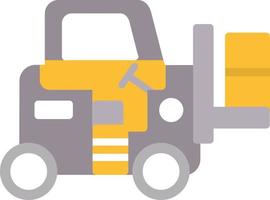 Forklift Flat Icon vector