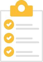 Check List Flat Icon vector