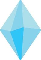 Crystal Flat Icon vector