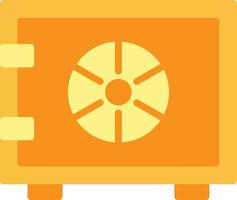 Safe Box Flat Icon vector