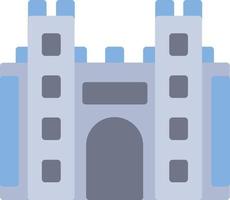 Fortification Flat Icon vector