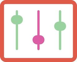 Setting Flat Icon vector