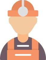 Worker Flat Icon vector