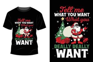 Christmas T-shirt Design vector