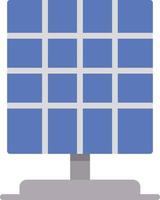 Solar Panel Flat Icon vector