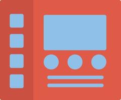 Control Panel Flat Icon vector