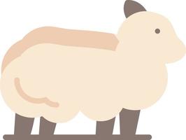 Sheep Flat Icon vector