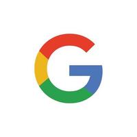 Google logo icon. Vector illustration