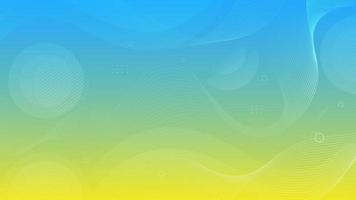 Abstract vector background with translucent geometric shapes and lines. Blue and yellow colors Ukrainian colors. Illustration with trending gradients for banners, landing pages, web design.