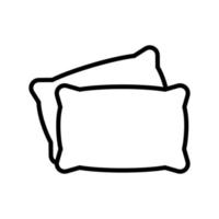 pillow icon vector design template