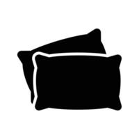 plantilla de diseño de vector de icono de almohada