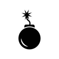 bomb icon vector design template