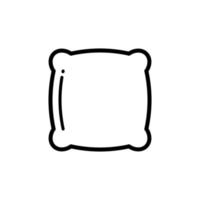 pillow icon vector design template