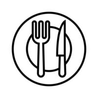 flatware icon vector design template