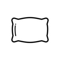 pillow icon vector design template