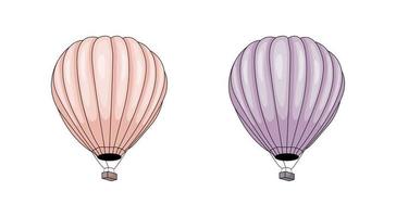 hot air balloon vector