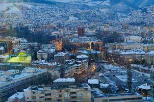 vista de la ciudad de sarajevo foto