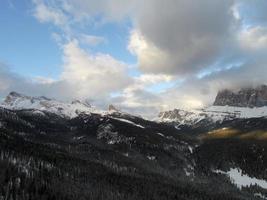 Winter landscape view photo