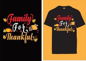 Thanks giving day t shirt design vector