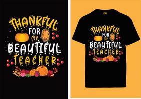 Thanks giving day t shirt design vector