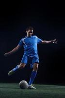 Soccer player view photo