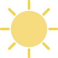 ilustración de vector de sol en un fondo. símbolos de calidad premium. iconos vectoriales para concepto y diseño gráfico.