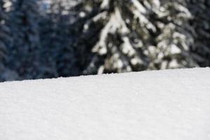 fondo de nieve de invierno foto