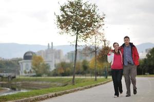 happy couple outdoor photo