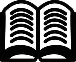 icono de libro abierto vector