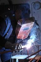 Welder at work photo