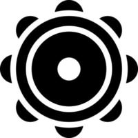tambourine vector illustration on a background.Premium quality symbols.vector icons for concept and graphic design.