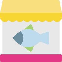 ilustración vectorial de peces en un fondo. símbolos de calidad premium. iconos vectoriales para concepto y diseño gráfico. vector