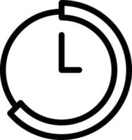 ilustración de vector de tiempo en un fondo. símbolos de calidad premium. iconos vectoriales para concepto y diseño gráfico.