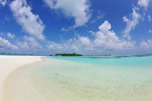 Tropical beach view photo