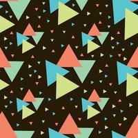 Vector design seamless pattern triangle