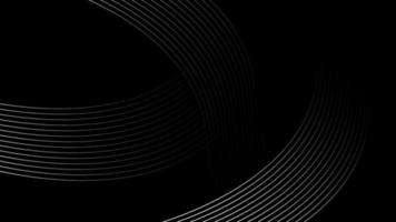 Abstract line Wave Background black and white color vector