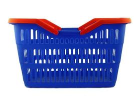 blue shopping basket photo