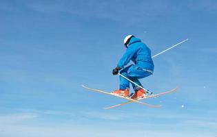 Ski jump view photo