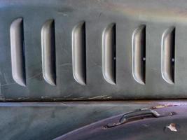 The cooling Fin air flow of old car photo