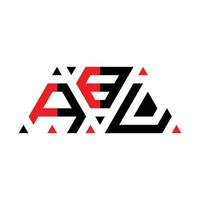 diseño de logotipo de letra de triángulo creativo para su negocio vector