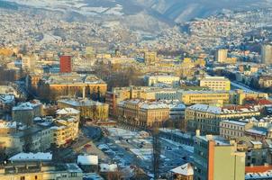 vista de la ciudad de sarajevo foto