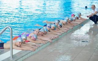 Group of swimmers photo